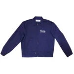 Euphoria Rue Ben­nett Navy Blue Peels Z Jack­et