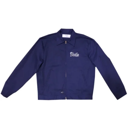 Euphoria Rue Ben­nett Navy Blue Peels Z Jack­et