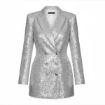 Taylor Swift Eras Tour Silver Blazer