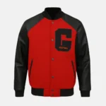 Georgia Red and Black Letterman Jacket