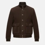 Laurent Lafitte Mens Suede Leather Jacket