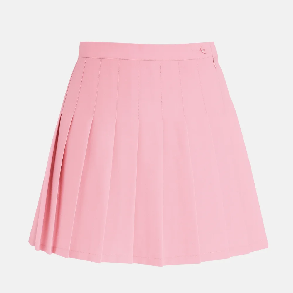 EUPHORIA-PRODUCT-IMAGES-5.webp Euphoria Jules Vaughn Pink Mini Pleat Skirt - Image 1