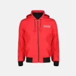 Jimmy 6666 Red Ranch Hooded Jacket