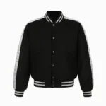 Euphoria Kat Hernandez Black and White Varsity Jacket