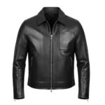 A Very Jonas Christmas Movie Nick Jonas Black Leather Jacket
