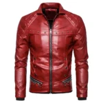 Seth Rollins Maroon Fur Collar Jacket
