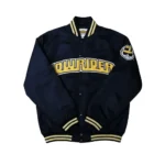 Lowrider Black Satin Varsity Jacket
