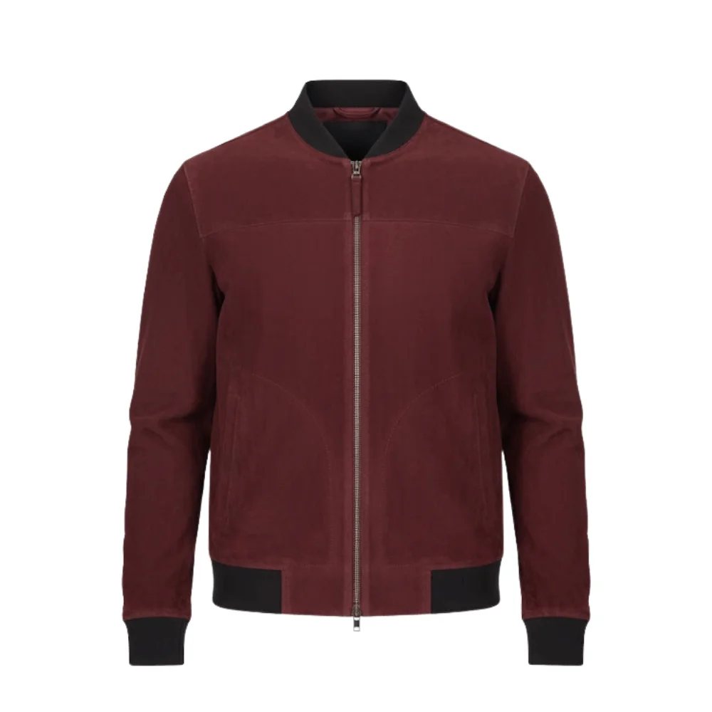 UPLOADS-40-9.webp Ryan Reynolds Suede Bomber Jacket - Image 1