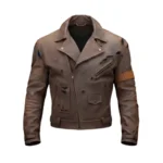 Captain America Brown Leather Jacket