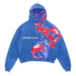 Gateway Luxury Pullover Blue Hoodie