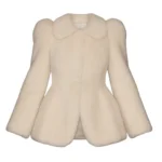 Kendall Jenner Off white Fur Coat