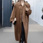 Emily In Paris S05 Lily Collins Brown Coat