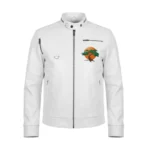 The Karate Kid Miyagi Do White Leather Jacket