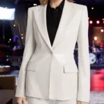 Reba McEntire White Sequin Blazer