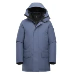 A Merry Little Ex-Mas Oliver Hudson Blue Parka Jacket