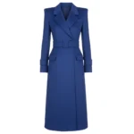 Kate Middleton Royal Blue Wool Coat