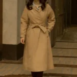 Ponies Emilia Clarke Beige Trench Coat