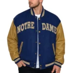 Notre Dame Blue Varsity Jacket