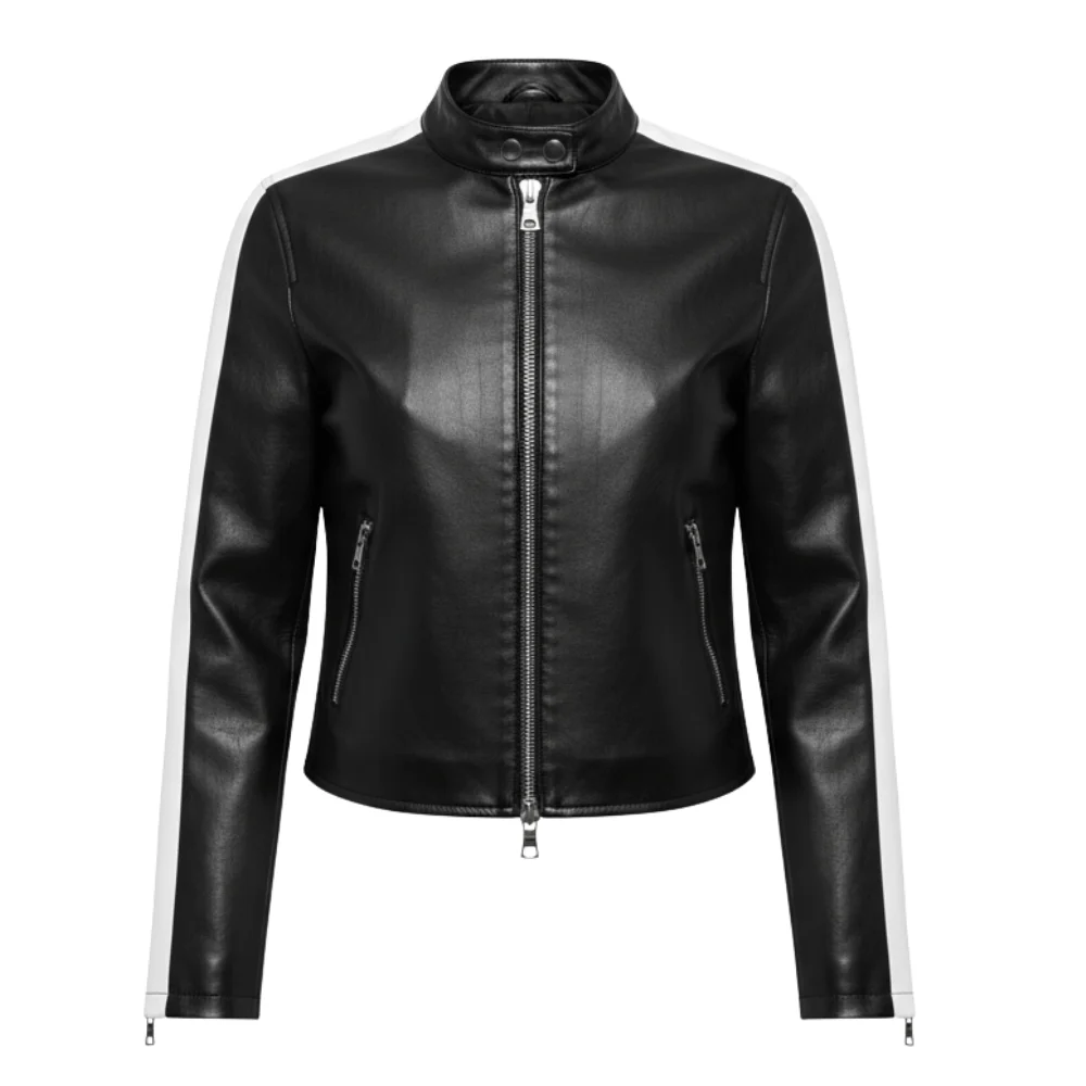 Untitled-design-7-6.webp Paris Hilton Cropped Black Leather Jacket - Image 1