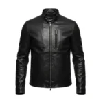 The Copenhagen Test Simu Liu Black Leather Jacket